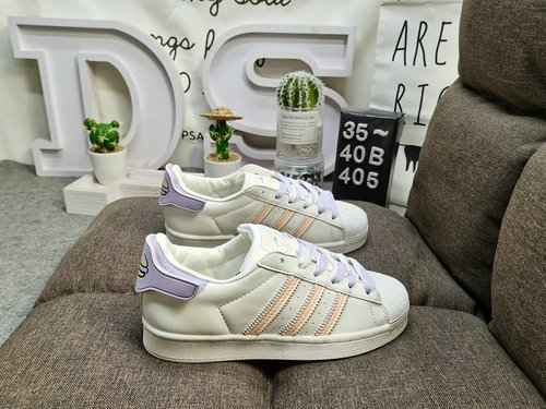 405DAdidas Three Leaf Grass Originals Superstar Shell Head Classic Versatile Casual Sports Board Sho