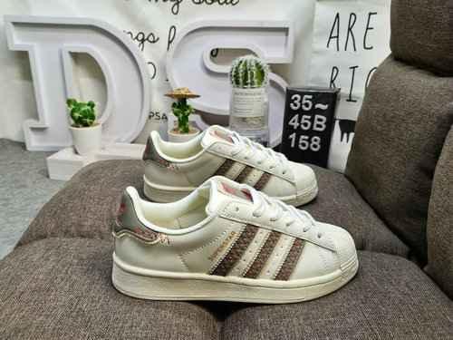 158DAdidas Clover Originals Superstar Shell Head Classico Versatile Sport Casual Adidas Clover Origi