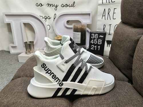 211D Ufficiale Originale 1 1 Produzione Autentica Lu Han Yang Mis Adidas EQT Basket ADV Suola Combin