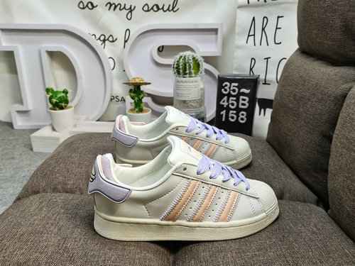 158DAdidas Clover Originals Superstar Shell Head Classico Versatile Sport Casual Adidas Clover Origi