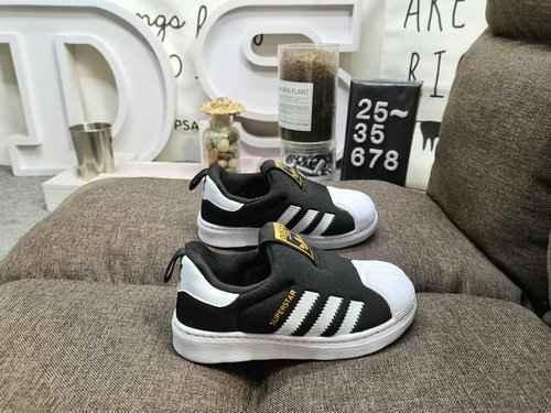 678DAdidas SUPERSTAR SMR 360 C Shell Head Scarpa casual per bambini di tendenza alla moda