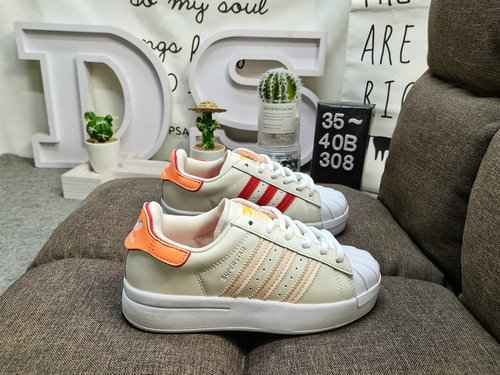 308DAdidas Clover Originals Superstar Shell Head Classico Versatile Sport Casual Adidas Clover Origi