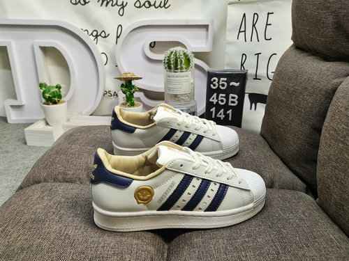 141DAdidas Clover Originals Superstar Shell Head Scarpe da tavola sportive casual versatili classich