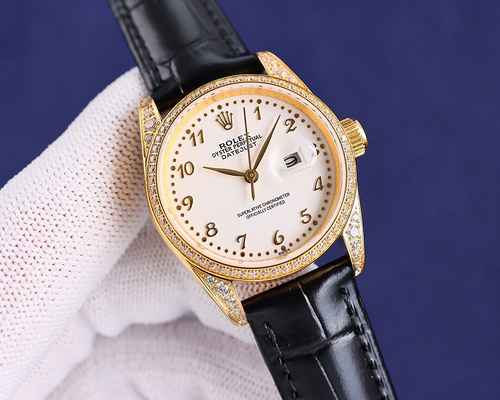 Orologio Rolex da donna abbinato al movimento meccanico originale completamente automatico, cassa in