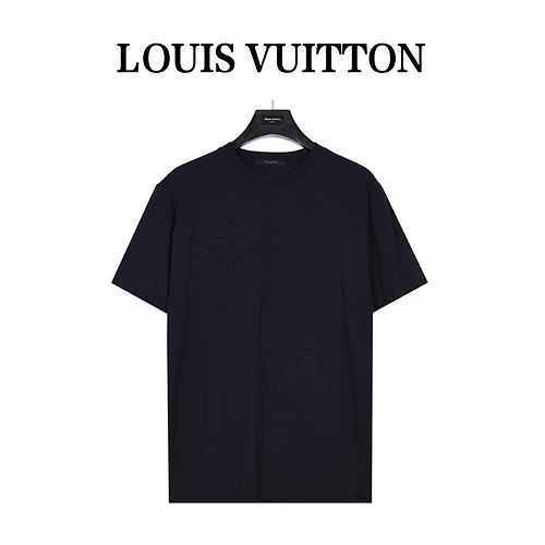 Louis VuittonLouis Vuitton manica corta con logo grande in rilievo