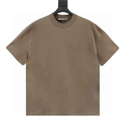 FOG FEAR OF GOD TWIN ESSENTIALS 23ss T-shirt con collo rotondo floccato con lettere sul petto