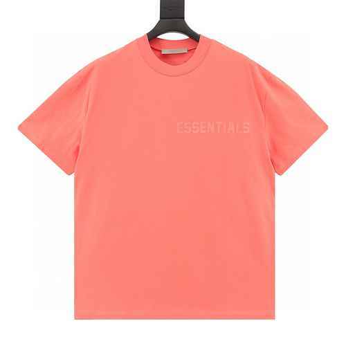 FOG FEAR OF GOD TWIN ESSENTIALS 23ss T-shirt con collo rotondo floccato con lettere sul petto