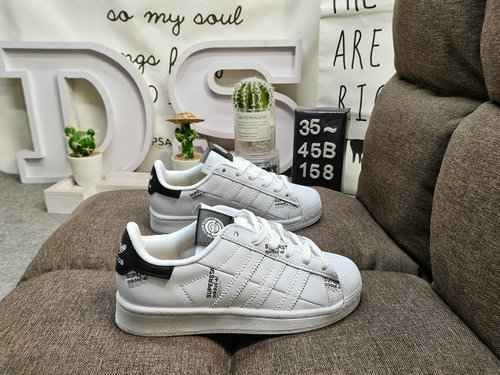 158DAdidas Clover Originals Superstar Shell Head Classico Versatile Sport Casual Adidas Clover Origi