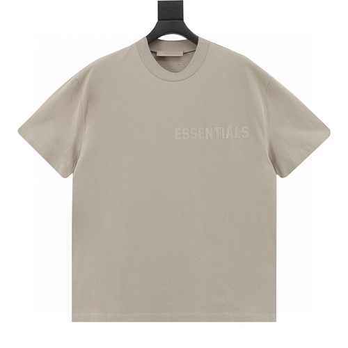 FOG FEAR OF GOD TWIN ESSENTIALS 23ss T-shirt con collo rotondo floccato con lettere sul petto