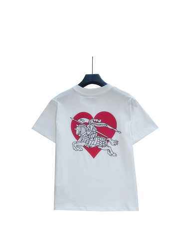 BurberryBURBERRY T-shirt a maniche corte in schiuma floccata Love, collezione esclusiva per coppie i