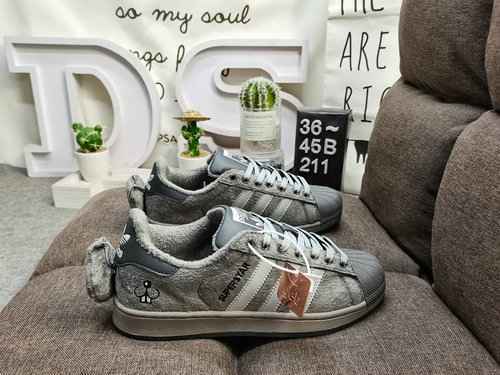 211DMelting Sadnessadidas origins Superstar Karoro Cool Grey Rabbit Shell Head Classic Low Top Casua