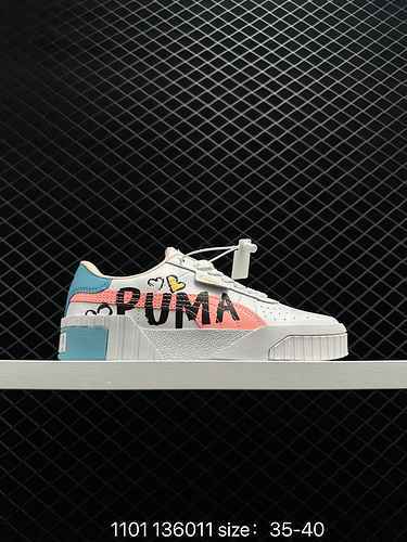 55 Puma PUMA Suede Platform Gold Rihanna platform muffin casual versatile shoes high board shoes! Fa