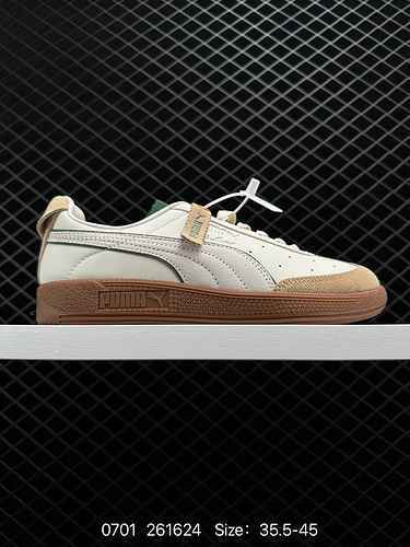 2 company level PUMA Vlado Stenzel Pl Puma anti slip and wear-resistant low top board shoes in white