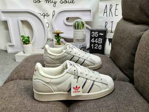 126DAdidas Clover Originals Superstar Shell Head Scarpe da tavola sportive casual versatili classich