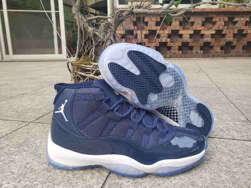 AIR jordan11 jordan dan 11a generazione blu profondo bianco 4047