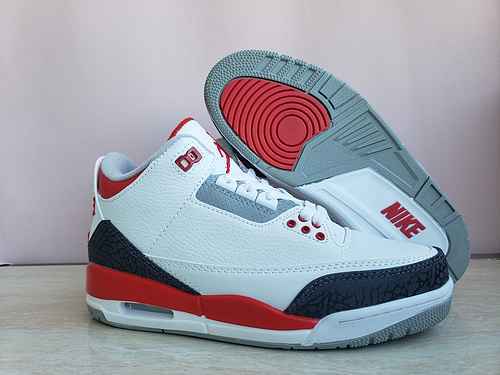 AIR Jordan 3Jordan Dan 3a generazione Bianco Nero Rosso NIke4047