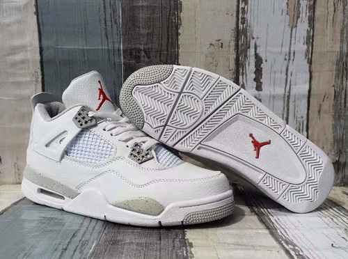 JORDAN 4 Scarpe da uomo grigio argento 4047