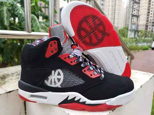 Scarpe AIR Jordan 5 Nero Campus Rosso Uomo 4047