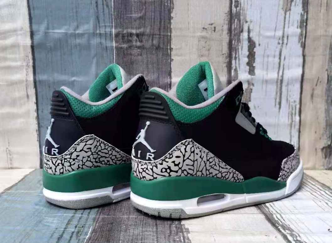  JORDAN 3 黑绿 男鞋 40--47