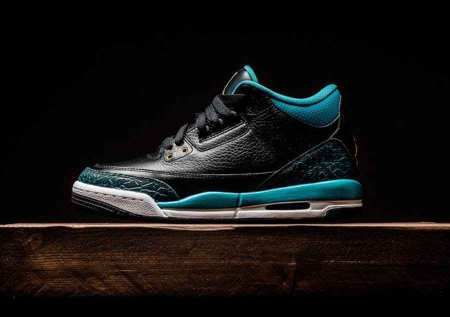 air-jordan-3-black-gold-rio-teal