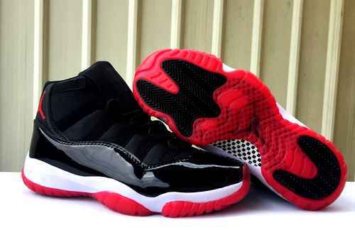 JORDAN 11 Nero Rosso Scarpe da uomo e da donna 3647