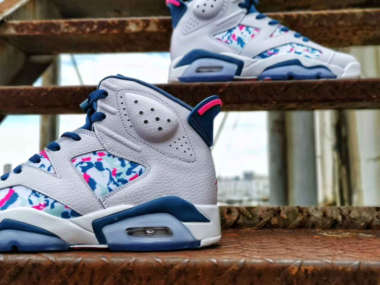 Air Jordan 6 扎染油画彩色男鞋 真标高品质 40----47带半码 (5).JPG