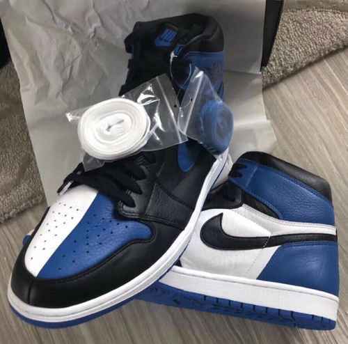 AIR JORDAN1 Jordan Dan 1st Generation Nero Blu Clown Scarpe da uomo 4045