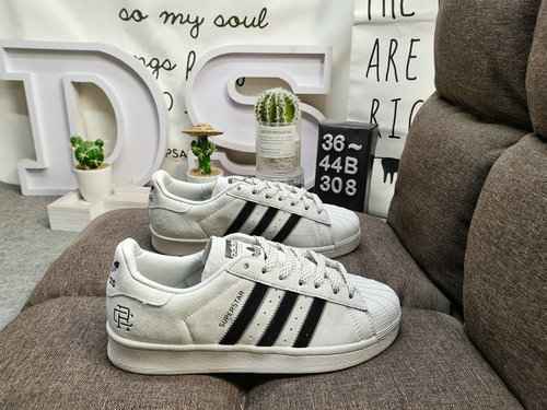 308D versione originale pura Adidas superstar shell top scarpa da tavolo classica pelle scamosciata 