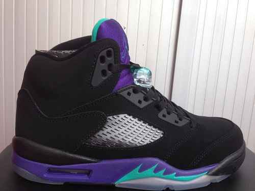 Jordan 5 Black Grape Duck Spedizione autentica 4147