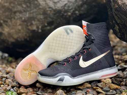 Nike Kobe 10 Elite Rose Go d Pack High Bangbang Nero Oro Rosa