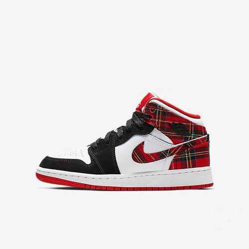 AIR JORDAN1 Jordan Dan 1a generazione di taglia media in pelle natalizia è disponibile 3640 con mezz