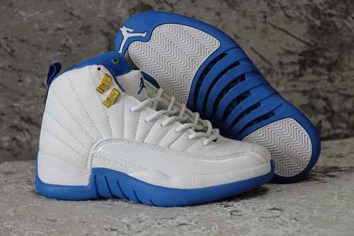 Scarpe Air Jordan 12 Retro French Blue GS da donna 3640