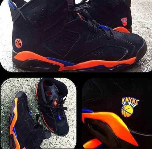 2015jordan6 Knicks alta qualitàtimbrato3M paio di scarpe 3647