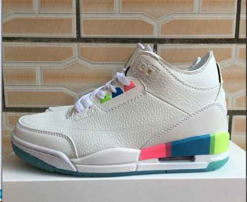 Jordan 3 Bianco ColoratoNero ColoratoKhaki 3640