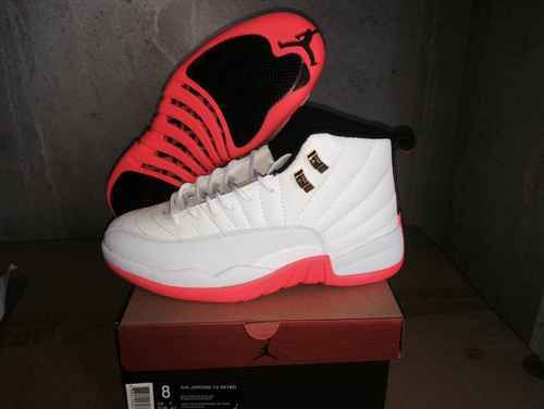 Jordan12 Bianco Arancione 4147