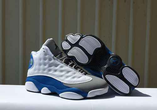 JORDAN 13 Grigio Bianco Luna Blu Scarpe da uomo e da donna Taglia 3647