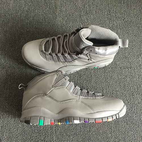 Scarpe da uomo Jordan Dan di decima generazione AJ10 grigie a sette colori 4147