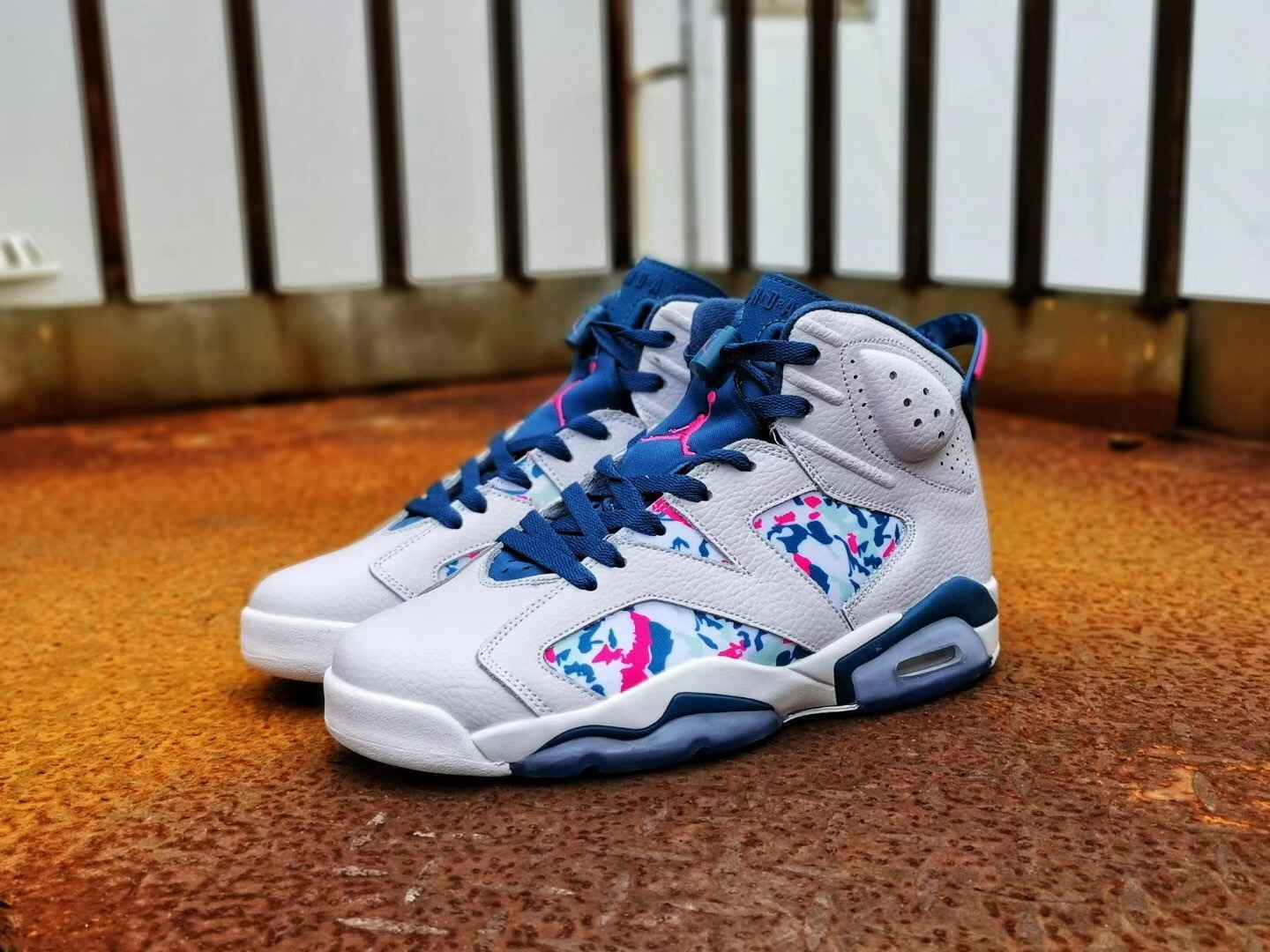 Air Jordan 6 扎染油画彩色男鞋 真标高品质 40----47带半码 (4).JPG