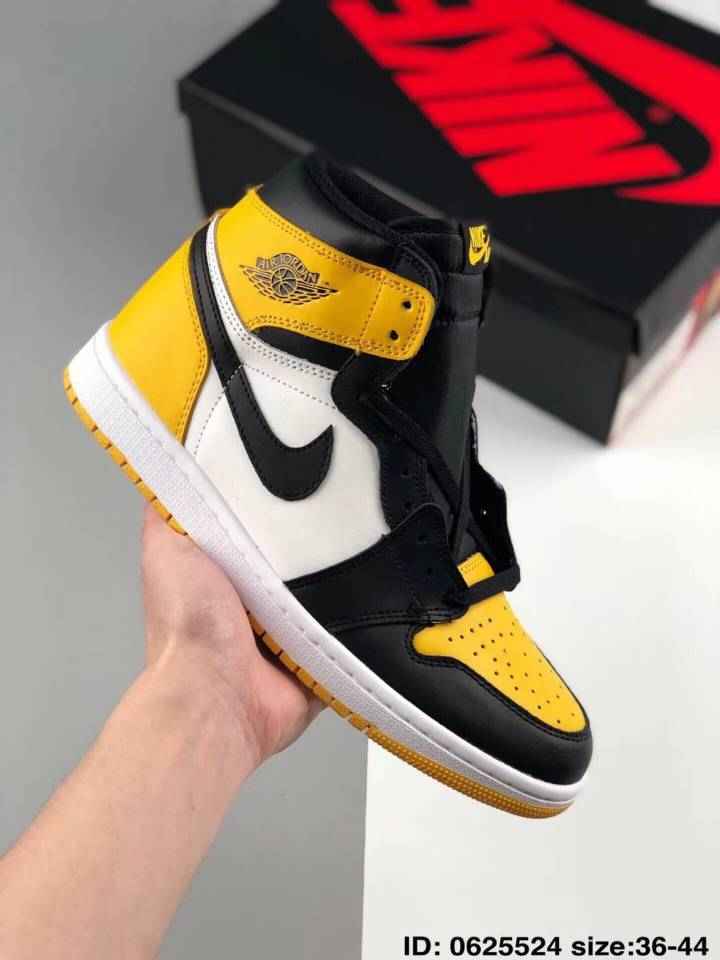 AJ1纯二层36-45  白黑黄.jpg