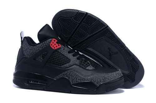 Spedizione Jordan 4 Nero Rosso Blast Crack 4147