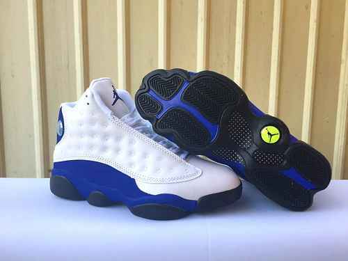 JORDAN 13 Scarpe da uomo e da donna bianche blu 3647