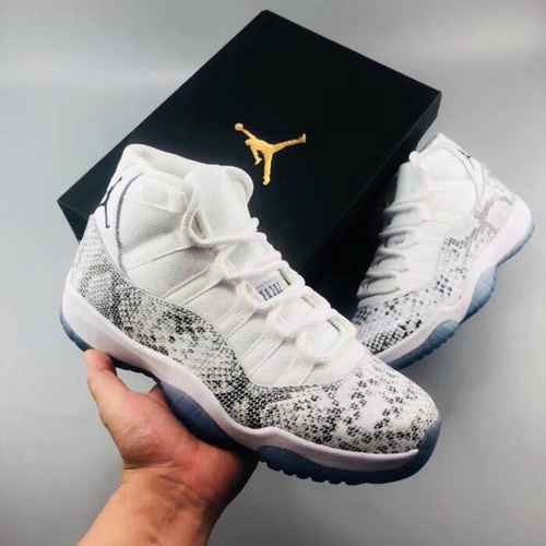 Air Jordan 11 Modello di pelle di serpente 4046 con mezza taglia