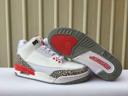 JORDAN 3 Jordan Dan 3rd Generation Bianco Rosso Uomo Scarpe 4147