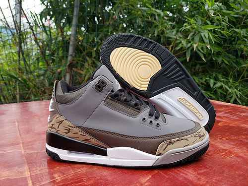 AIR JORDAN3 Scarpe Jordan Dan da uomo in grana grigia di terza generazione 4047