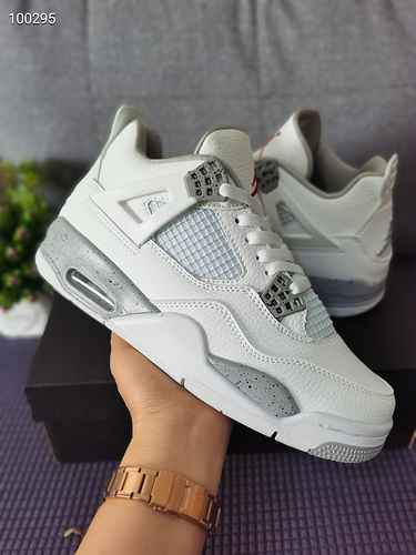 Air Jordan 4 AJ4 jordan4 Retro Oreo New Color White Cement Scarpe da basket da uomo e da donna CT852