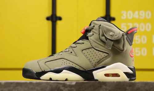 Air Jordan 6 TS 3M Ghost Face Co marchio Army Green Glow Suola Scarpe da uomo di alta qualità 40 405