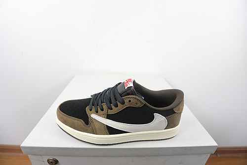 Jordan 1st generation low cut deep brown barb 36-46