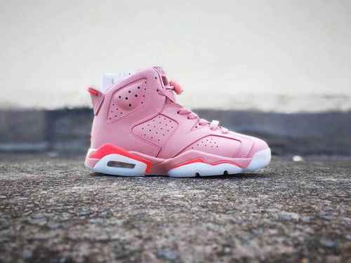 AIR JORDAN 6 Rosa 3640 di alta qualità con mezza misura