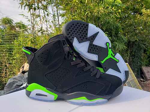 AIR JORDAN 6a generazione Jordan Dan 6a generazione Nero Fluorescent Green 4047 spedito