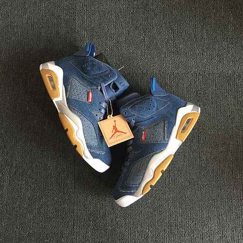 Levis x Air Jordan 6 Denim Blu 4047